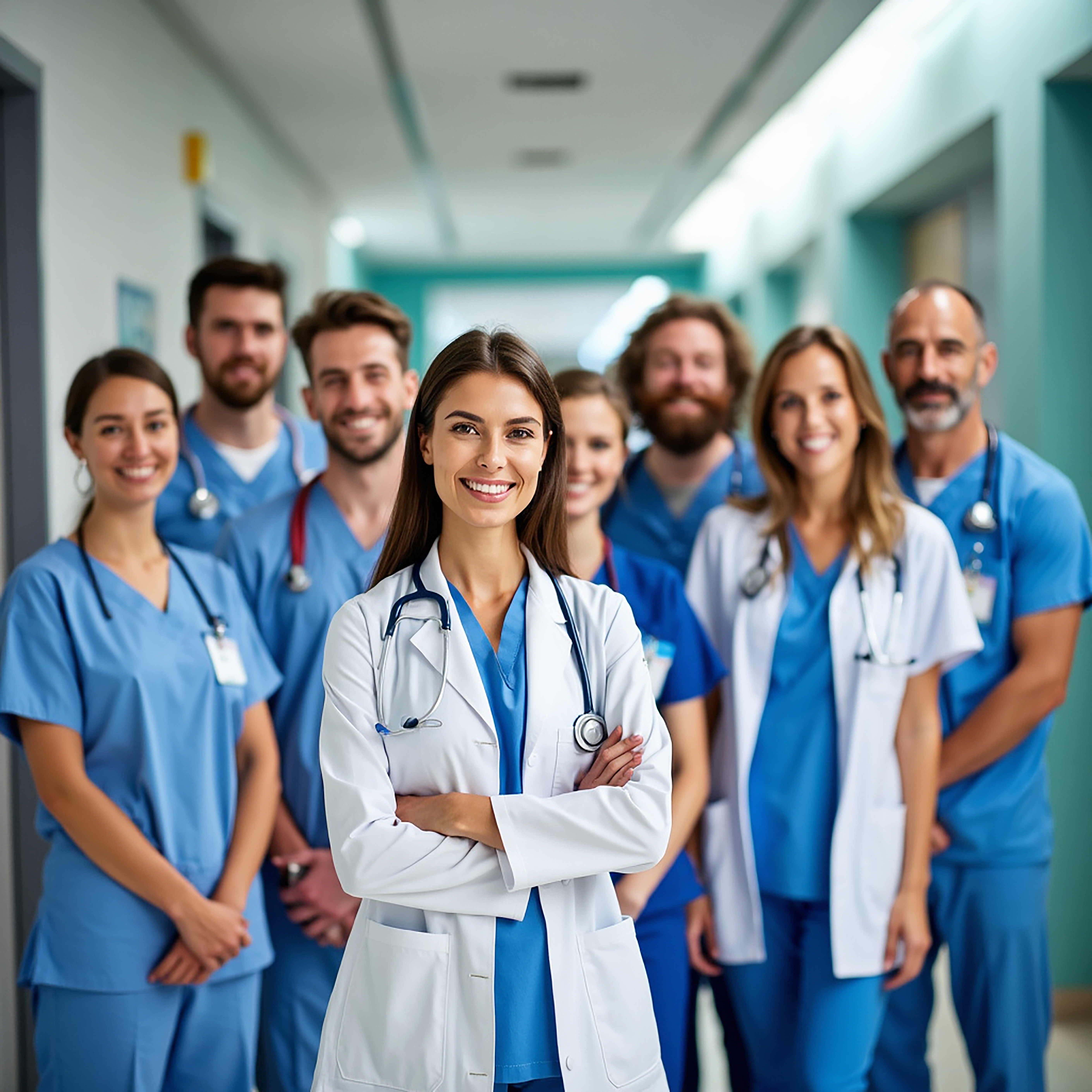 Medical professionals team